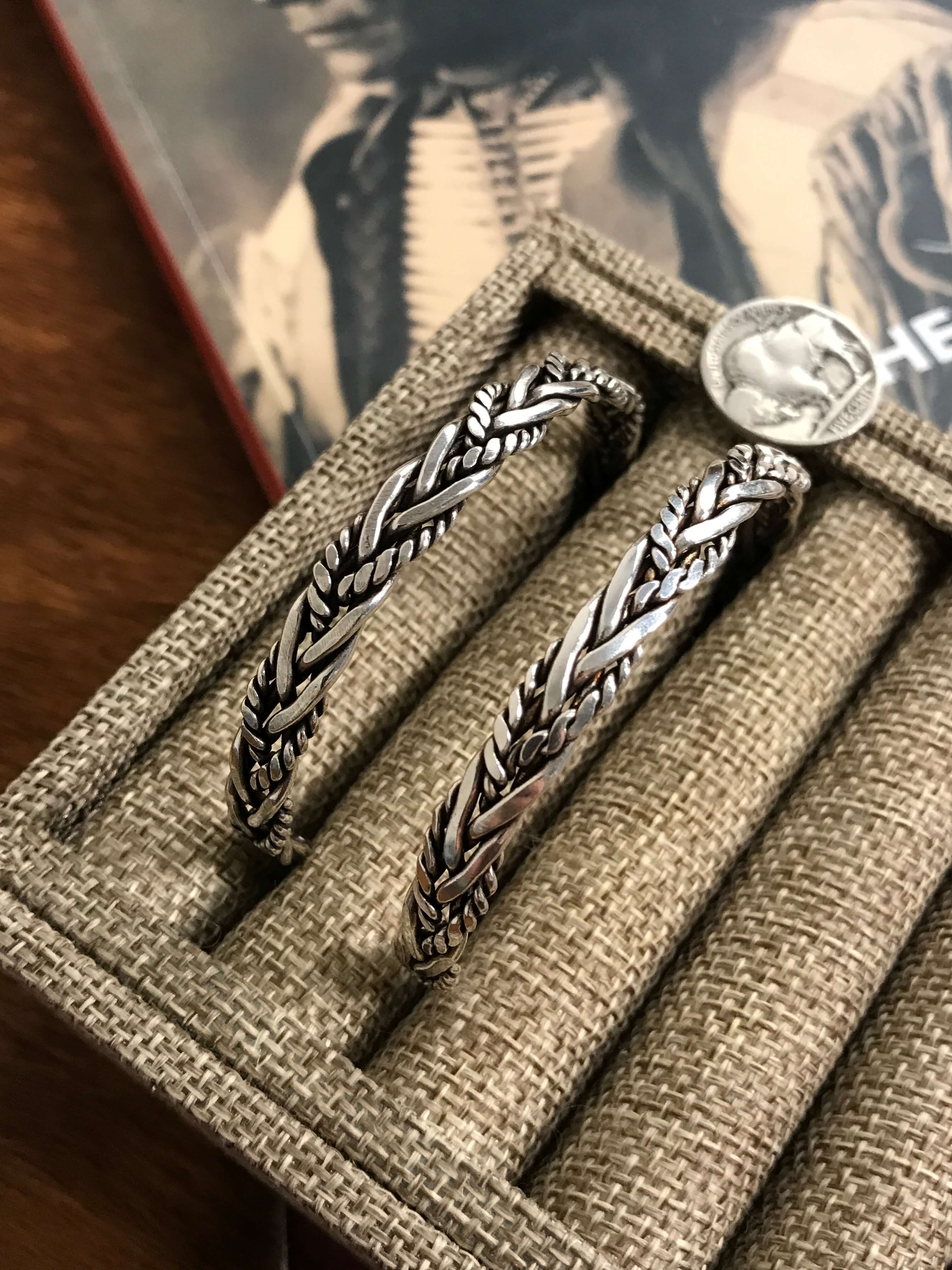 The Tanglewood Cuffs-Bracelets & Cuffs-Calli Co., Turquoise and Silver Jewelry, Native American Handmade, Zuni Tribe, Navajo Tribe, Brock Texas