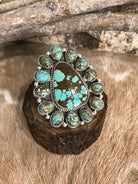 The Wildland Adjustable Ring, 1-Rings-Calli Co., Turquoise and Silver Jewelry, Native American Handmade, Zuni Tribe, Navajo Tribe, Brock Texas