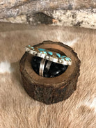The Wildland Adjustable Ring, 2-Rings-Calli Co., Turquoise and Silver Jewelry, Native American Handmade, Zuni Tribe, Navajo Tribe, Brock Texas