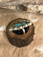 The Wildland Adjustable Ring, 2-Rings-Calli Co., Turquoise and Silver Jewelry, Native American Handmade, Zuni Tribe, Navajo Tribe, Brock Texas
