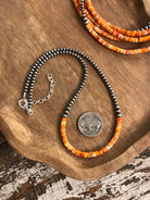 The Lolita Necklace-Necklaces-Calli Co., Turquoise and Silver Jewelry, Native American Handmade, Zuni Tribe, Navajo Tribe, Brock Texas