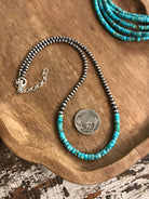 The Almont Necklace-Necklaces-Calli Co., Turquoise and Silver Jewelry, Native American Handmade, Zuni Tribe, Navajo Tribe, Brock Texas