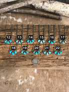 The Rexford Turquoise 3 Stone Necklaces-Necklaces-Calli Co., Turquoise and Silver Jewelry, Native American Handmade, Zuni Tribe, Navajo Tribe, Brock Texas