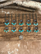 The Rexford Turquoise 3 Stone Necklaces-Necklaces-Calli Co., Turquoise and Silver Jewelry, Native American Handmade, Zuni Tribe, Navajo Tribe, Brock Texas