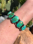 The East Bend Cuff-Bracelets & Cuffs-Calli Co., Turquoise and Silver Jewelry, Native American Handmade, Zuni Tribe, Navajo Tribe, Brock Texas