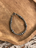 The Austin Pearl Bracelet-Bracelets & Cuffs-Calli Co., Turquoise and Silver Jewelry, Native American Handmade, Zuni Tribe, Navajo Tribe, Brock Texas