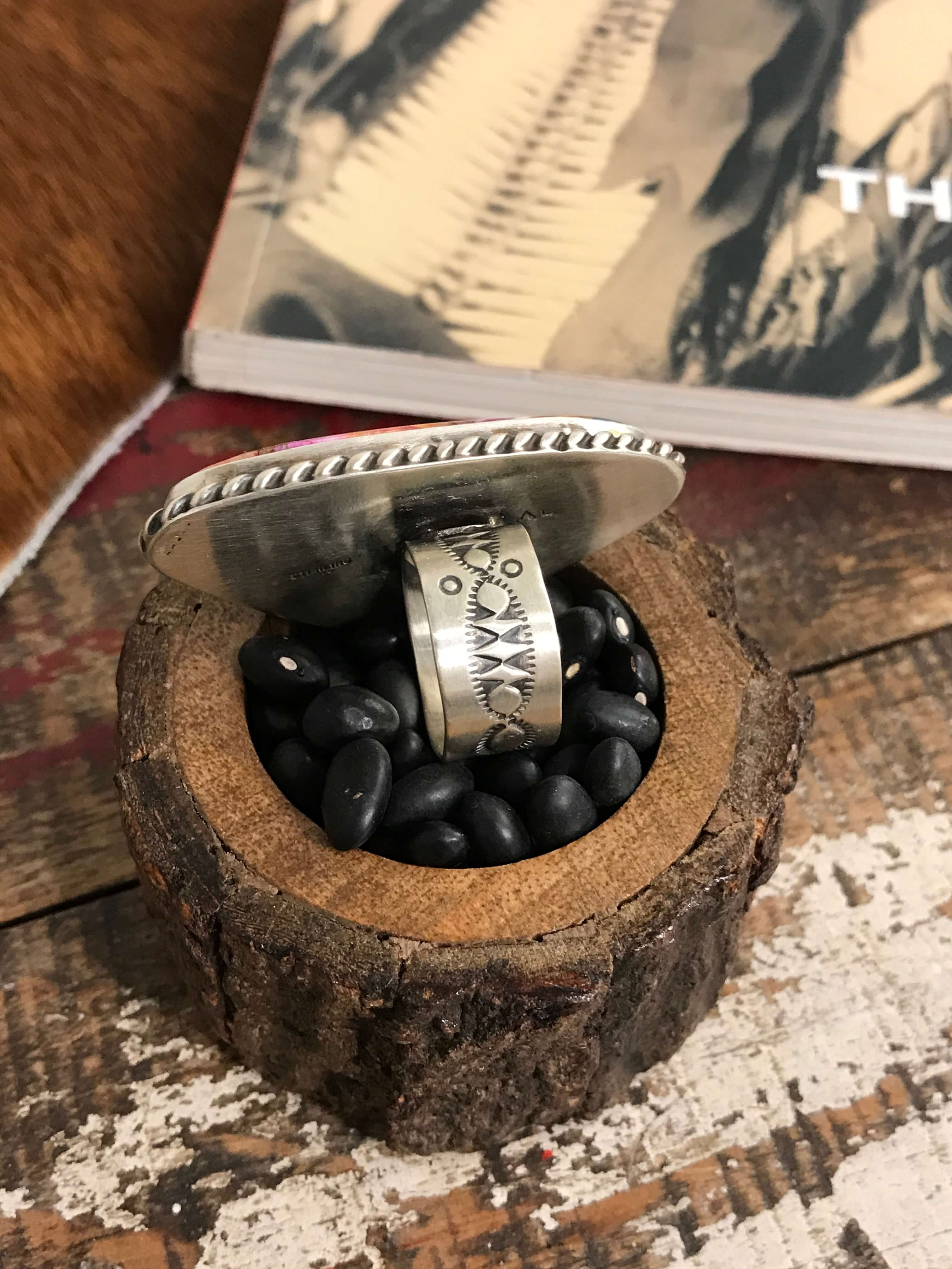 The Valhalla Adjustable Ring, 3-Rings-Calli Co., Turquoise and Silver Jewelry, Native American Handmade, Zuni Tribe, Navajo Tribe, Brock Texas