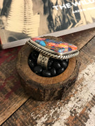 The Valhalla Adjustable Ring, 2-Rings-Calli Co., Turquoise and Silver Jewelry, Native American Handmade, Zuni Tribe, Navajo Tribe, Brock Texas