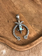The Sioux Naja Pendant, 23-Pendants-Calli Co., Turquoise and Silver Jewelry, Native American Handmade, Zuni Tribe, Navajo Tribe, Brock Texas