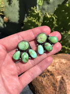 The Lost River Earrings, 2-Earrings-Calli Co., Turquoise and Silver Jewelry, Native American Handmade, Zuni Tribe, Navajo Tribe, Brock Texas