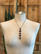 The Arroyo Lariat Necklace in Spiny Oyster, 18-Necklaces-Calli Co., Turquoise and Silver Jewelry, Native American Handmade, Zuni Tribe, Navajo Tribe, Brock Texas