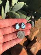 The Golden Hills Studs, 21xx-Earrings-Calli Co., Turquoise and Silver Jewelry, Native American Handmade, Zuni Tribe, Navajo Tribe, Brock Texas