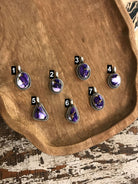 The Everleigh Pendant-Pendants-Calli Co., Turquoise and Silver Jewelry, Native American Handmade, Zuni Tribe, Navajo Tribe, Brock Texas