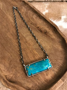 The Bromley Necklace, 1-Necklaces-Calli Co., Turquoise and Silver Jewelry, Native American Handmade, Zuni Tribe, Navajo Tribe, Brock Texas