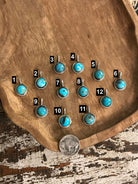 The Waynoka Blue Turquoise Pendants-Pendants-Calli Co., Turquoise and Silver Jewelry, Native American Handmade, Zuni Tribe, Navajo Tribe, Brock Texas