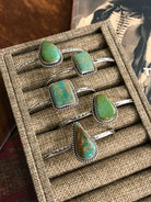 The Taos Cuffs-Bracelets & Cuffs-Calli Co., Turquoise and Silver Jewelry, Native American Handmade, Zuni Tribe, Navajo Tribe, Brock Texas