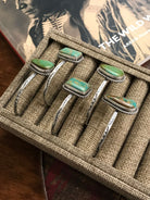The Taos Cuffs-Bracelets & Cuffs-Calli Co., Turquoise and Silver Jewelry, Native American Handmade, Zuni Tribe, Navajo Tribe, Brock Texas