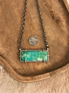 The Bromley Necklace, 5-Necklaces-Calli Co., Turquoise and Silver Jewelry, Native American Handmade, Zuni Tribe, Navajo Tribe, Brock Texas