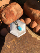 The Nordic 14k and Turquoise Pendant, 24-Pendants-Calli Co., Turquoise and Silver Jewelry, Native American Handmade, Zuni Tribe, Navajo Tribe, Brock Texas