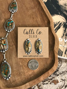 The Hartley Lariat Necklace Set-Necklaces-Calli Co., Turquoise and Silver Jewelry, Native American Handmade, Zuni Tribe, Navajo Tribe, Brock Texas