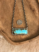 The Bromley Necklace, 6-Necklaces-Calli Co., Turquoise and Silver Jewelry, Native American Handmade, Zuni Tribe, Navajo Tribe, Brock Texas