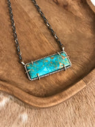 The Bromley Necklace, 9-Necklaces-Calli Co., Turquoise and Silver Jewelry, Native American Handmade, Zuni Tribe, Navajo Tribe, Brock Texas