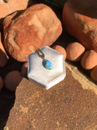 The Nordic 14k and Turquoise Pendant, 25-Pendants-Calli Co., Turquoise and Silver Jewelry, Native American Handmade, Zuni Tribe, Navajo Tribe, Brock Texas