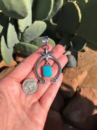 The Naja Pendant, 61-Pendants-Calli Co., Turquoise and Silver Jewelry, Native American Handmade, Zuni Tribe, Navajo Tribe, Brock Texas