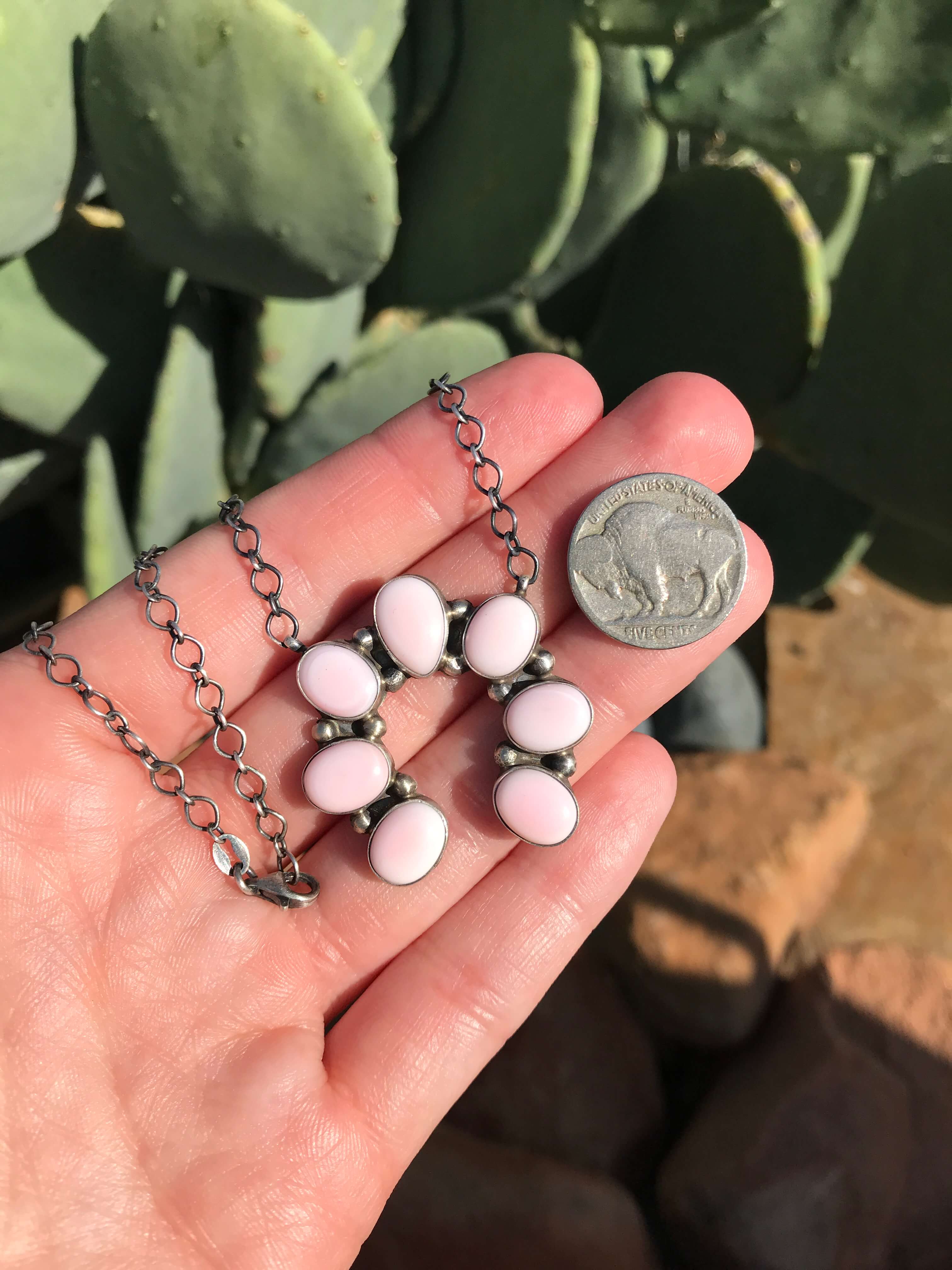 The Naja Necklace, 15-Necklaces-Calli Co., Turquoise and Silver Jewelry, Native American Handmade, Zuni Tribe, Navajo Tribe, Brock Texas