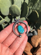 The Naja Pendant, 59-Pendants-Calli Co., Turquoise and Silver Jewelry, Native American Handmade, Zuni Tribe, Navajo Tribe, Brock Texas