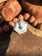 The Nordic 14k and Turquoise Pendant, 6-Pendants-Calli Co., Turquoise and Silver Jewelry, Native American Handmade, Zuni Tribe, Navajo Tribe, Brock Texas