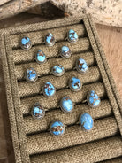 The Tolleson Rings-Rings-Calli Co., Turquoise and Silver Jewelry, Native American Handmade, Zuni Tribe, Navajo Tribe, Brock Texas