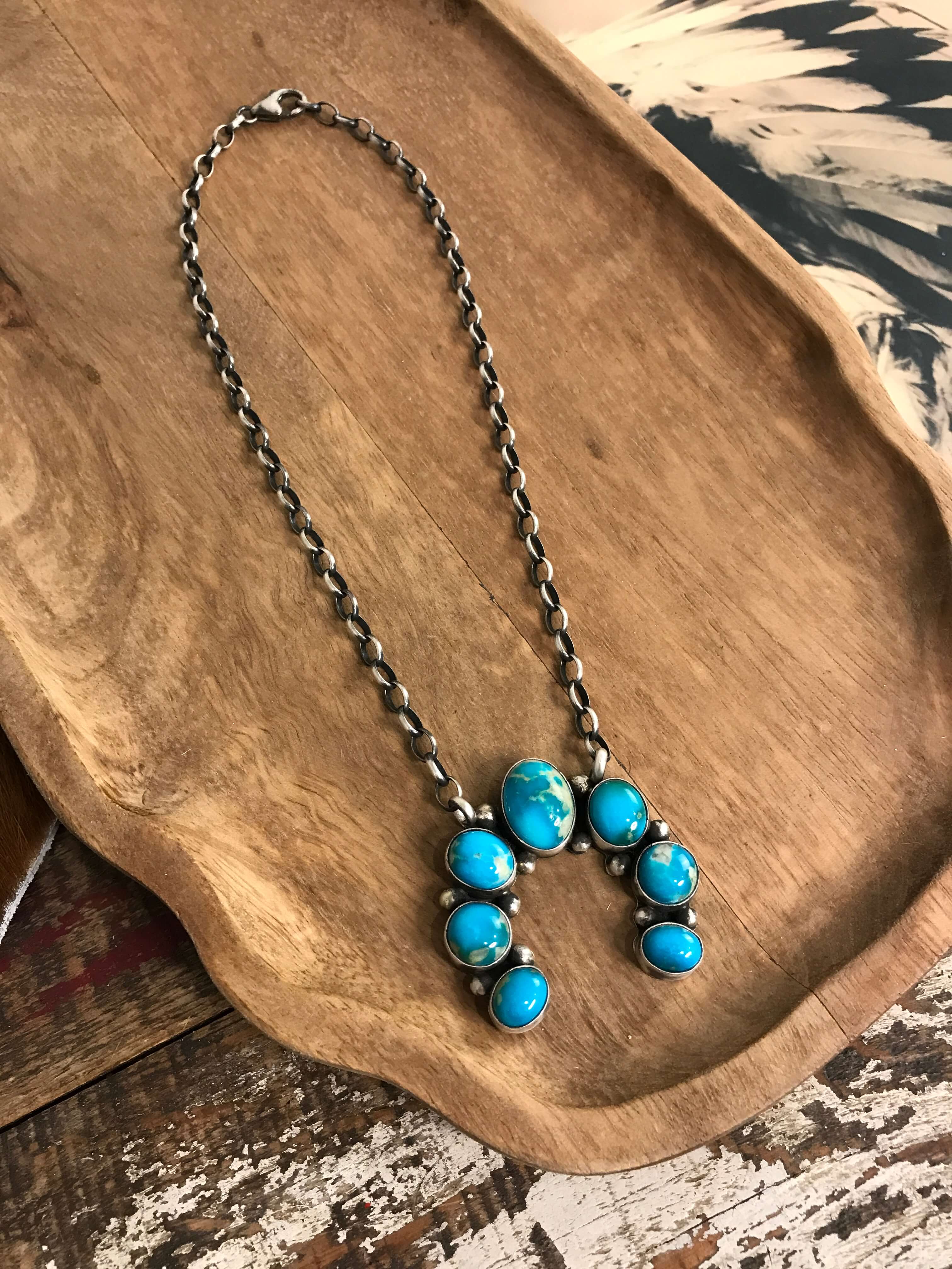 The Naja Necklace,13-Necklaces-Calli Co., Turquoise and Silver Jewelry, Native American Handmade, Zuni Tribe, Navajo Tribe, Brock Texas