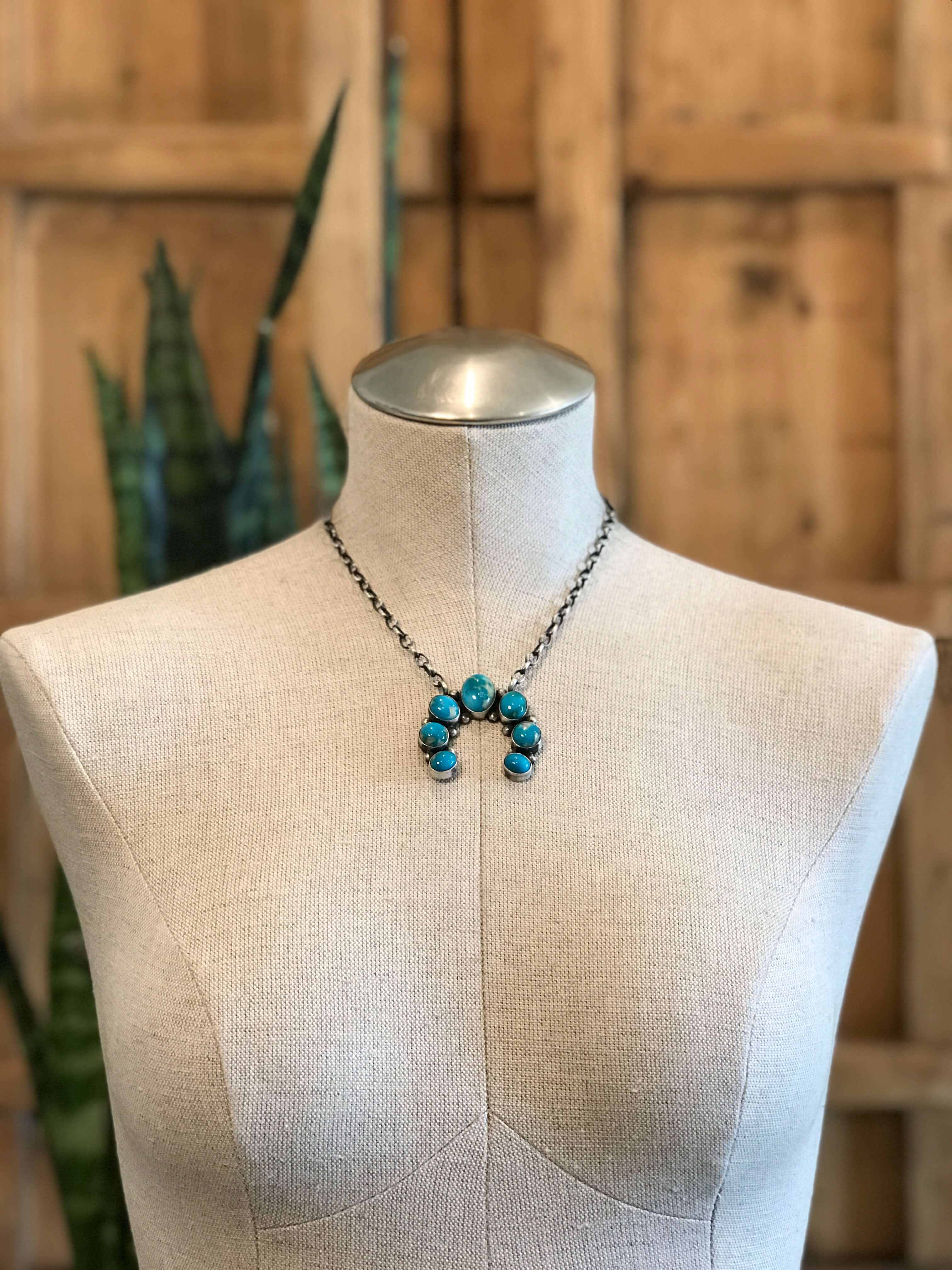 The Naja Necklace,13-Necklaces-Calli Co., Turquoise and Silver Jewelry, Native American Handmade, Zuni Tribe, Navajo Tribe, Brock Texas