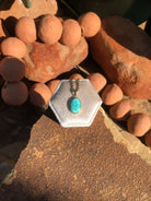 The Nordic 14k and Turquoise Pendant, 7-Pendants-Calli Co., Turquoise and Silver Jewelry, Native American Handmade, Zuni Tribe, Navajo Tribe, Brock Texas