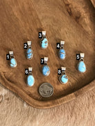 The Alana Pendants-Pendants-Calli Co., Turquoise and Silver Jewelry, Native American Handmade, Zuni Tribe, Navajo Tribe, Brock Texas