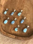 The Alana Pendants-Pendants-Calli Co., Turquoise and Silver Jewelry, Native American Handmade, Zuni Tribe, Navajo Tribe, Brock Texas