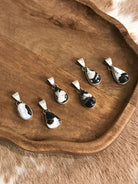 The Coy White Buffalo Pendants-Pendants-Calli Co., Turquoise and Silver Jewelry, Native American Handmade, Zuni Tribe, Navajo Tribe, Brock Texas