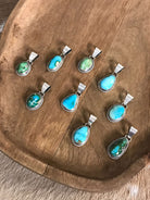 The Milagro Pendants-Pendants-Calli Co., Turquoise and Silver Jewelry, Native American Handmade, Zuni Tribe, Navajo Tribe, Brock Texas