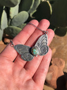 The Butterfly Necklace, 13-Necklaces-Calli Co., Turquoise and Silver Jewelry, Native American Handmade, Zuni Tribe, Navajo Tribe, Brock Texas