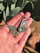 The Butterfly Necklace, 6-Necklaces-Calli Co., Turquoise and Silver Jewelry, Native American Handmade, Zuni Tribe, Navajo Tribe, Brock Texas