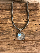 The Buffalo Nickel Pendants in Golden Hills-Pendants-Calli Co., Turquoise and Silver Jewelry, Native American Handmade, Zuni Tribe, Navajo Tribe, Brock Texas