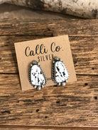 The Favorite Studs, 17-Earrings-Calli Co., Turquoise and Silver Jewelry, Native American Handmade, Zuni Tribe, Navajo Tribe, Brock Texas