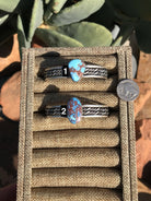 The Double Twist Turquoise Cuffs-Bracelets & Cuffs-Calli Co., Turquoise and Silver Jewelry, Native American Handmade, Zuni Tribe, Navajo Tribe, Brock Texas