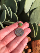 The Nordic 14k and Turquoise Pendant, 16-Pendants-Calli Co., Turquoise and Silver Jewelry, Native American Handmade, Zuni Tribe, Navajo Tribe, Brock Texas