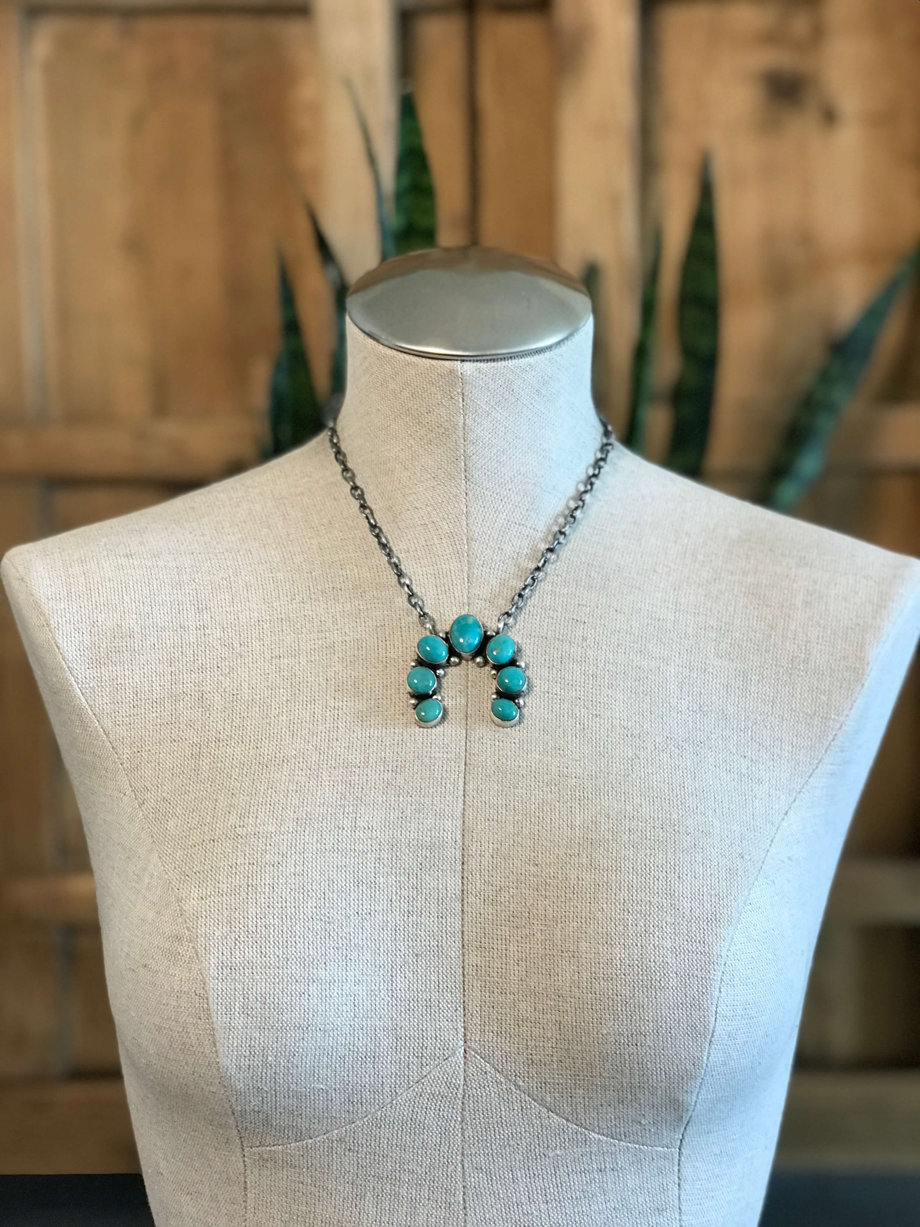 The Naja Necklace, 30-Necklaces-Calli Co., Turquoise and Silver Jewelry, Native American Handmade, Zuni Tribe, Navajo Tribe, Brock Texas
