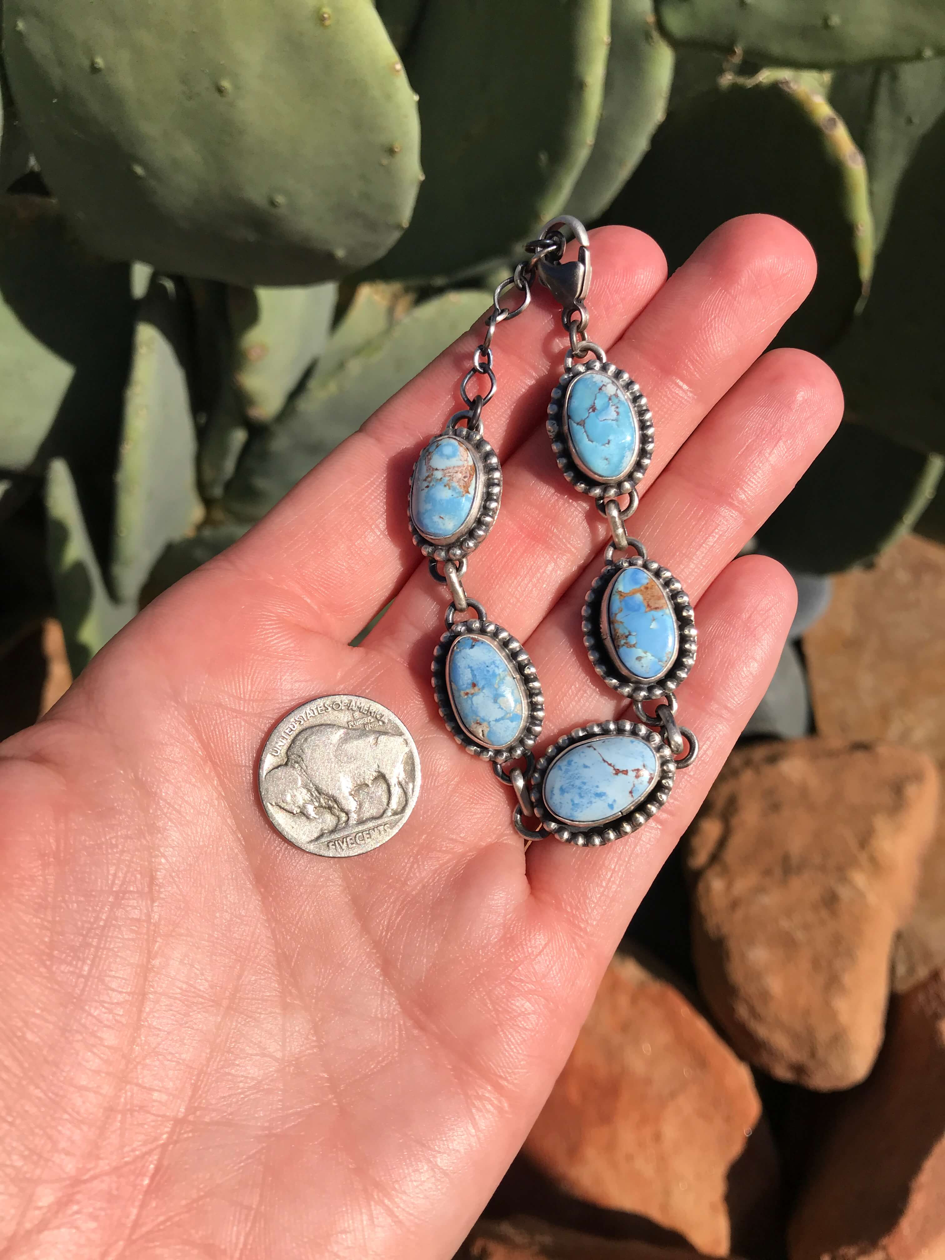 The Golden Hills Link Bracelet | Calli Co Silver | Fort Worth, TX