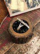 The Thorsby Ring 1, Sz 8.5-Rings-Calli Co., Turquoise and Silver Jewelry, Native American Handmade, Zuni Tribe, Navajo Tribe, Brock Texas