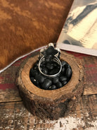 The Thorsby Ring 2, Sz 7.5-Rings-Calli Co., Turquoise and Silver Jewelry, Native American Handmade, Zuni Tribe, Navajo Tribe, Brock Texas