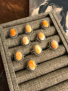 The Sloane Rings-Rings-Calli Co., Turquoise and Silver Jewelry, Native American Handmade, Zuni Tribe, Navajo Tribe, Brock Texas